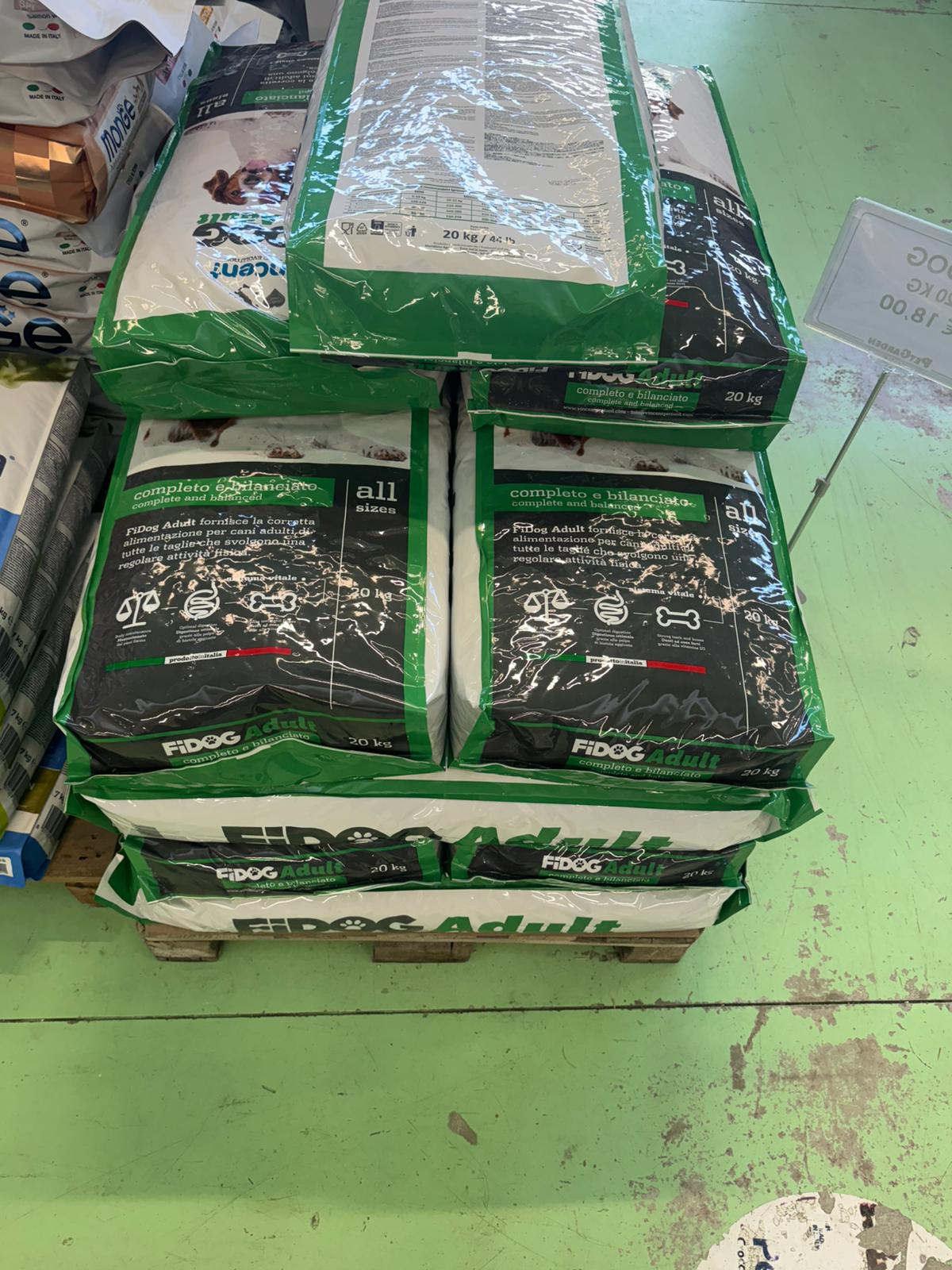 FiDog Adult - Cibo Completo e Bilanciato per Cani Adulti 20kg