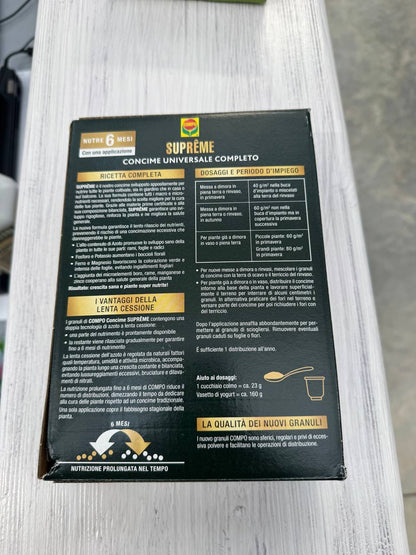 COMPO SUPRÊME - Concime Universale Completo con Microelementi 850g