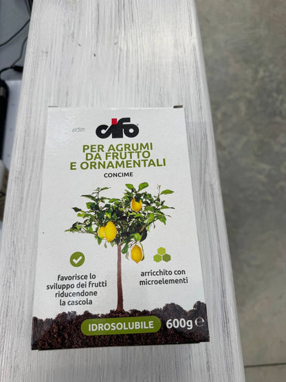 CIFO Concime per Agrumi da Frutto e Ornamentali - Idrosolubile con Microelementi 600g